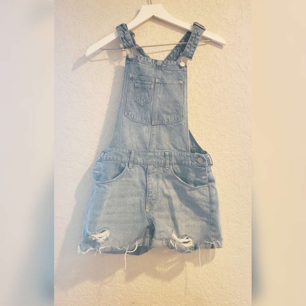 H&M Denim Overall Shorts